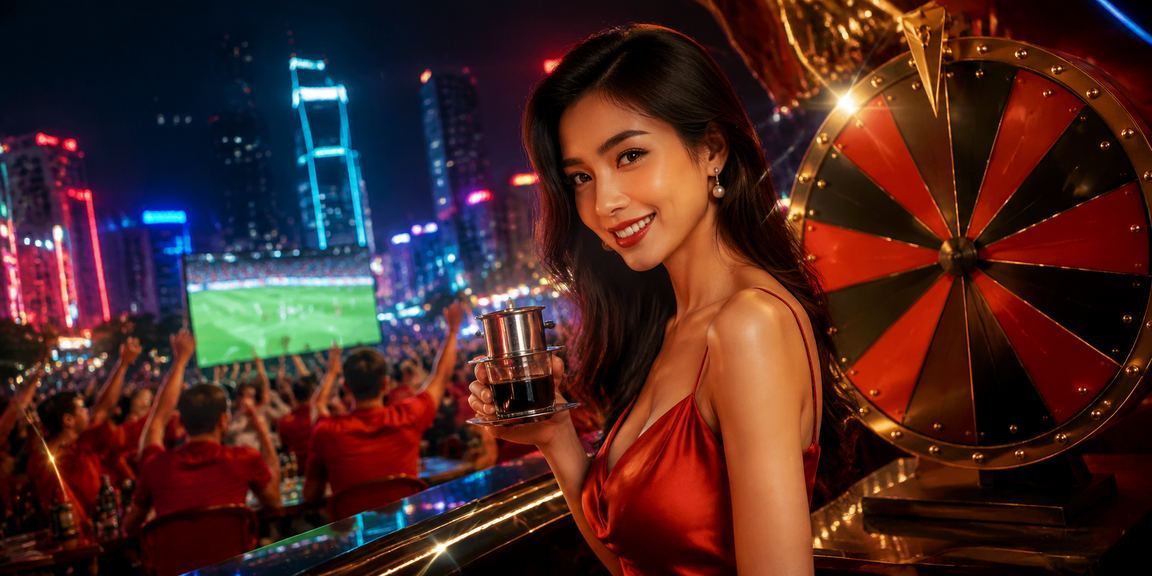 Người dùng tại TP.HCM thử vận may với trò chơi bốc thăm may mắn bên tách cà phê buổi sáng